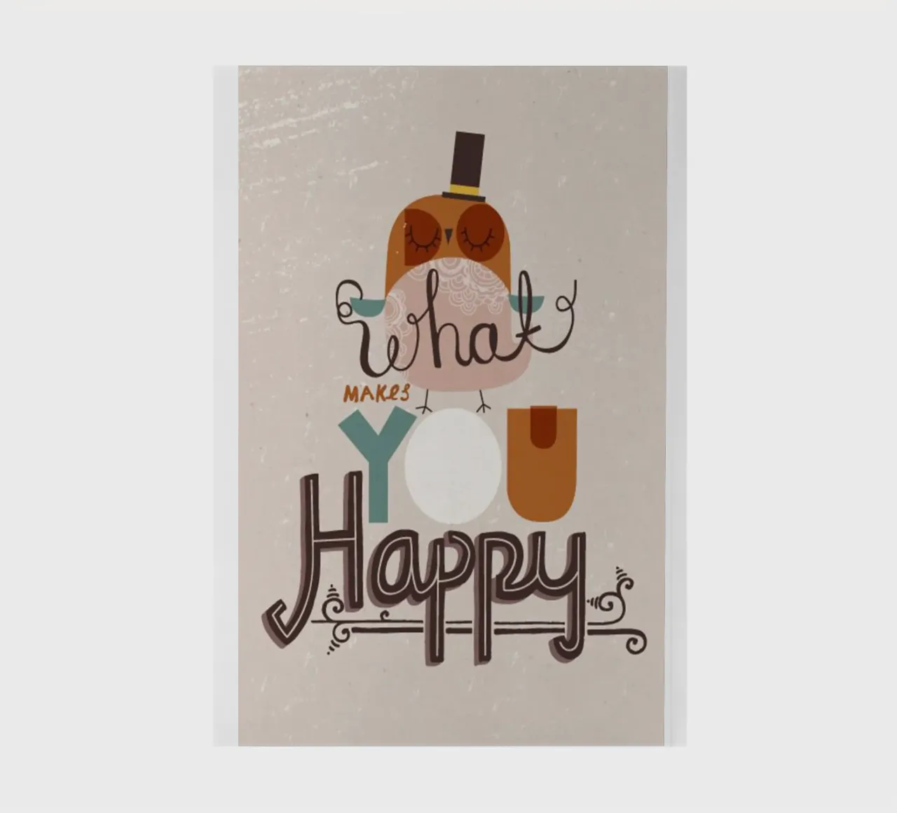 cosa ti rende felice diario da art quots shop
