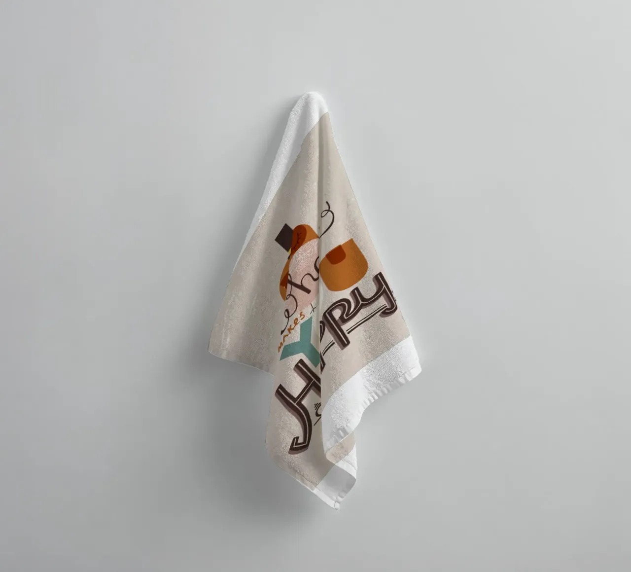 cosa ti rende felice asciugamano da bagno da art quots shop