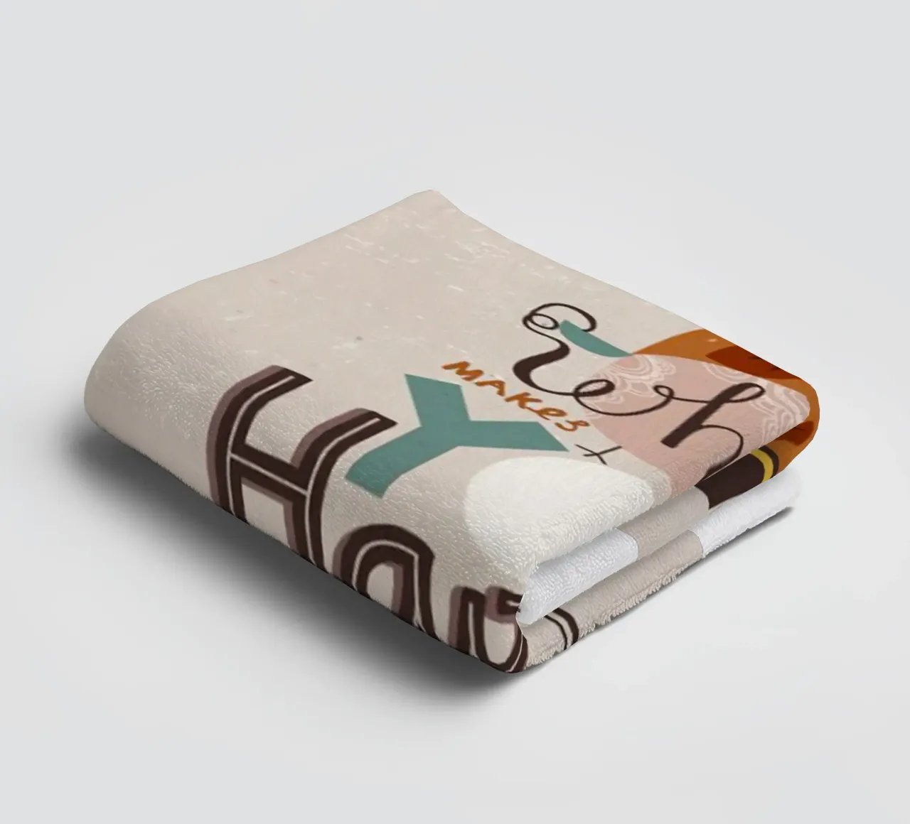 cosa ti rende felice asciugamano da bagno da art quots shop