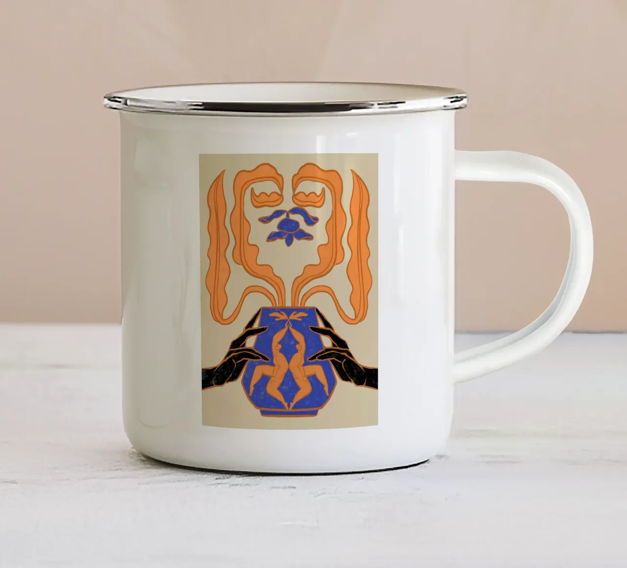 Vessel Collection, New Beginnings tazza in smalto da Arty Guava