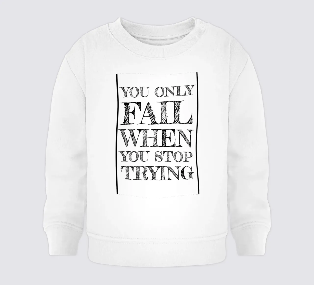 fallisci solo tu felpa neonato da art quots shop