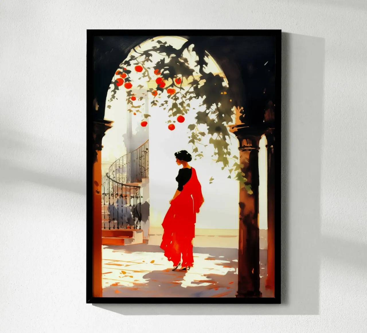 Siviglia Spagna poster da Cyberpunk Canvas