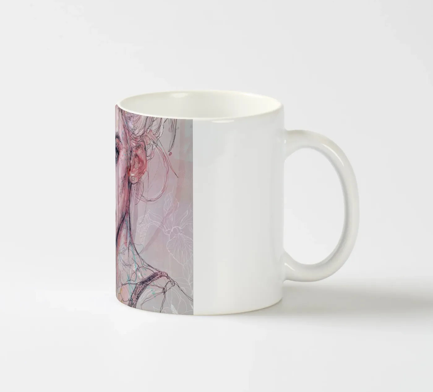 yes ceramic mug by Giulio Iurissevich