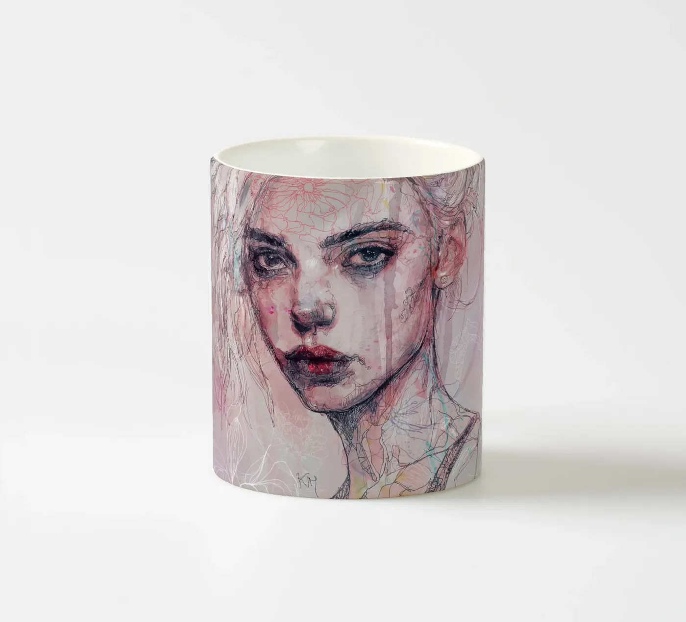 sì tazza in ceramica da Giulio Iurissevich