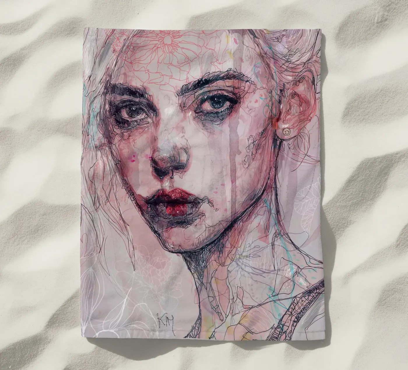 ja Strandtuch von Giulio Iurissevich