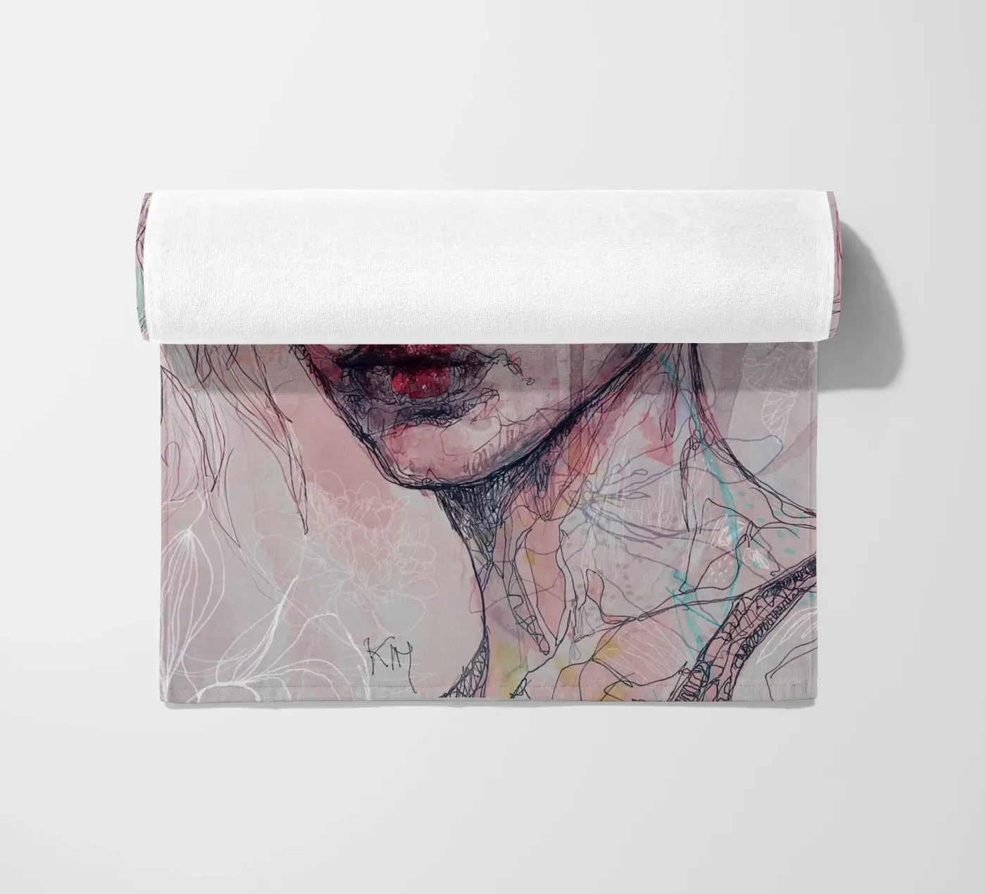 ja Strandtuch von Giulio Iurissevich