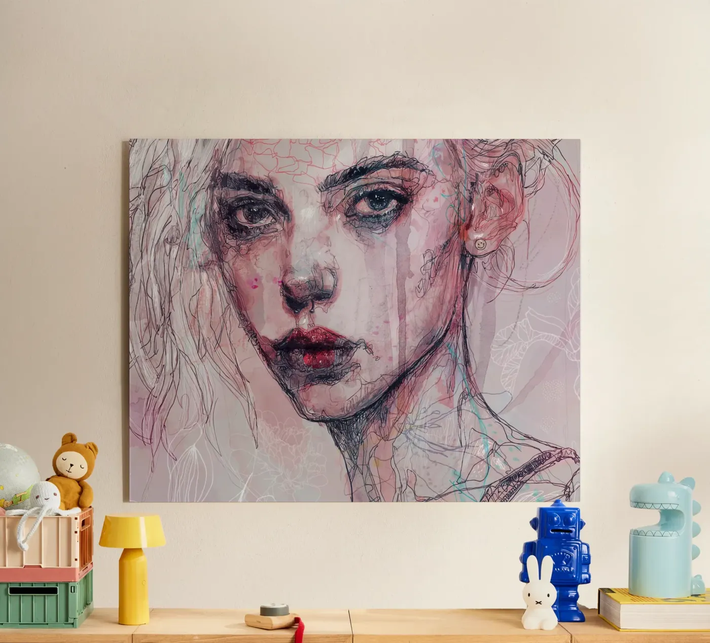 yes acryl van Giulio Iurissevich