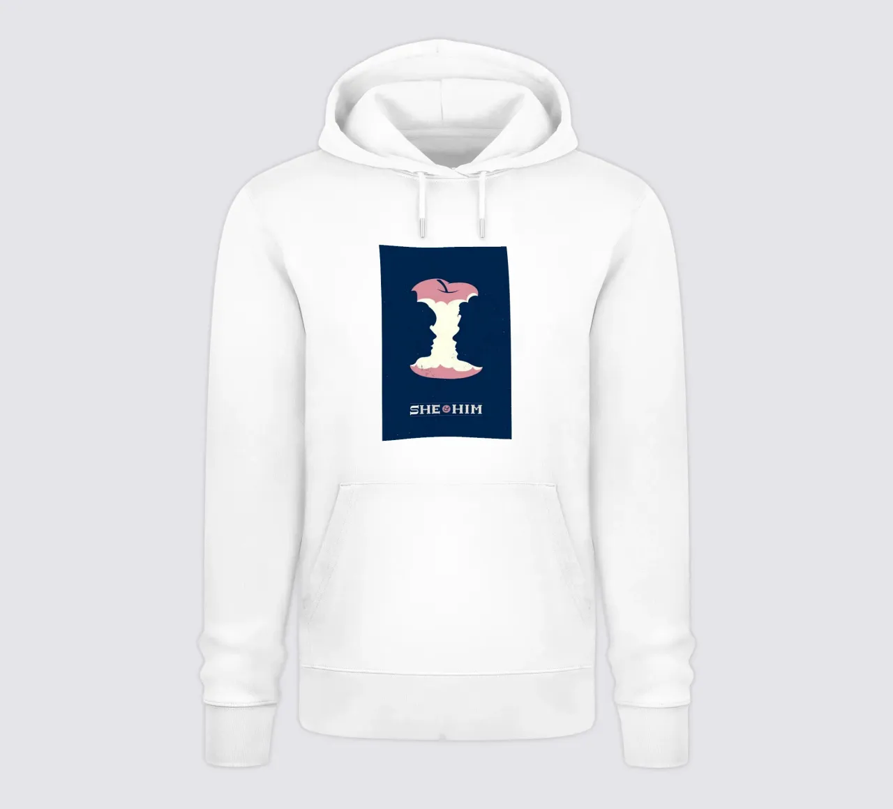 lei e lui felpa con cappuccio da art quots shop