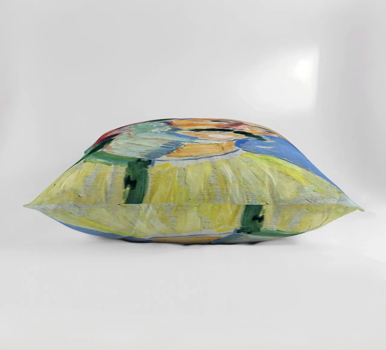 dipinto di un vecchio con i baffi cuscino da briyan shop