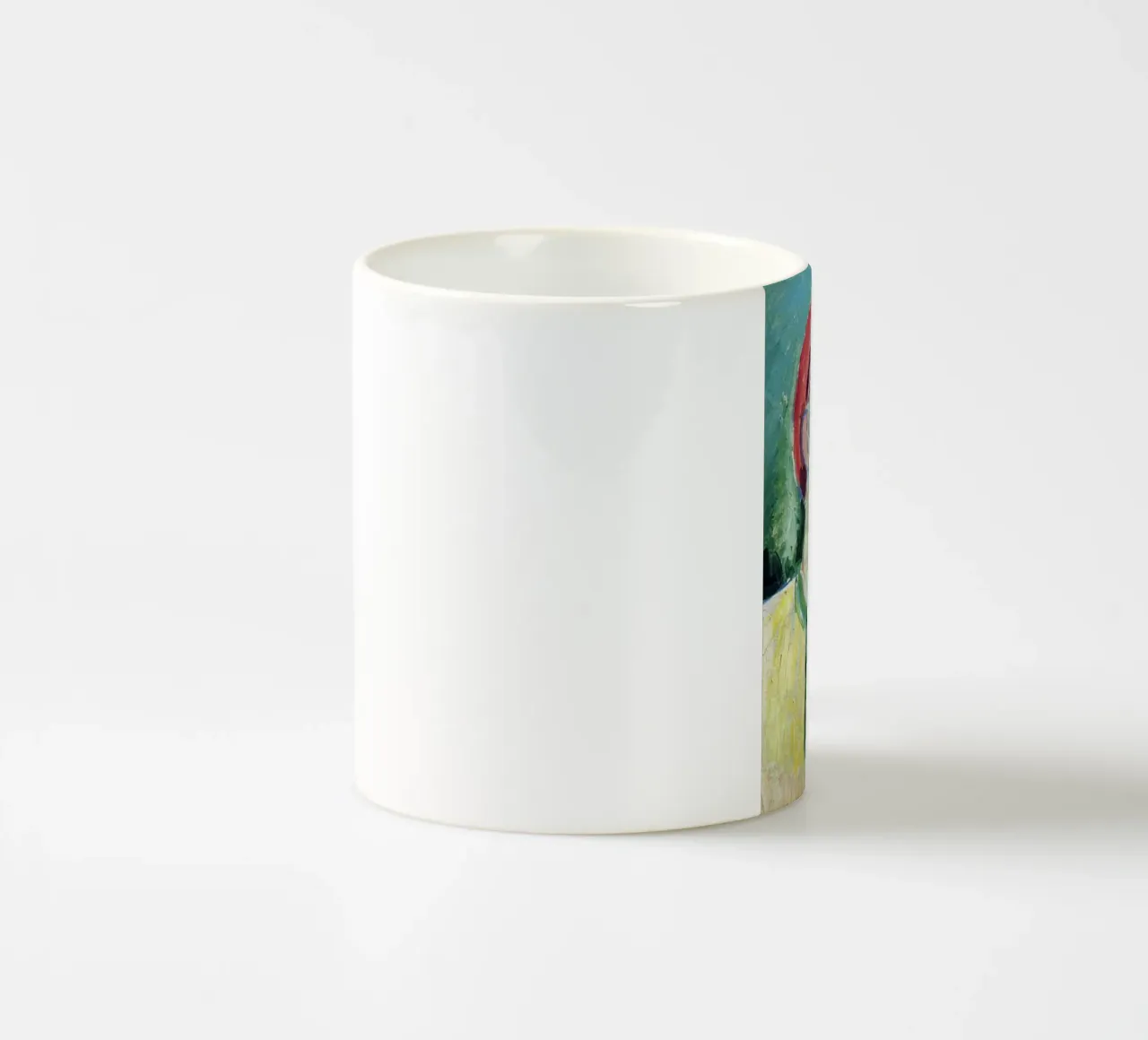 dipinto di un vecchio con i baffi tazza in ceramica da briyan shop