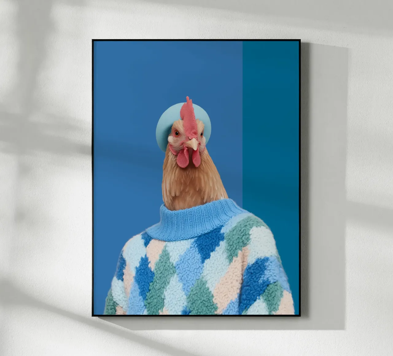 Moda galline blu plexiglass da Carinaprint