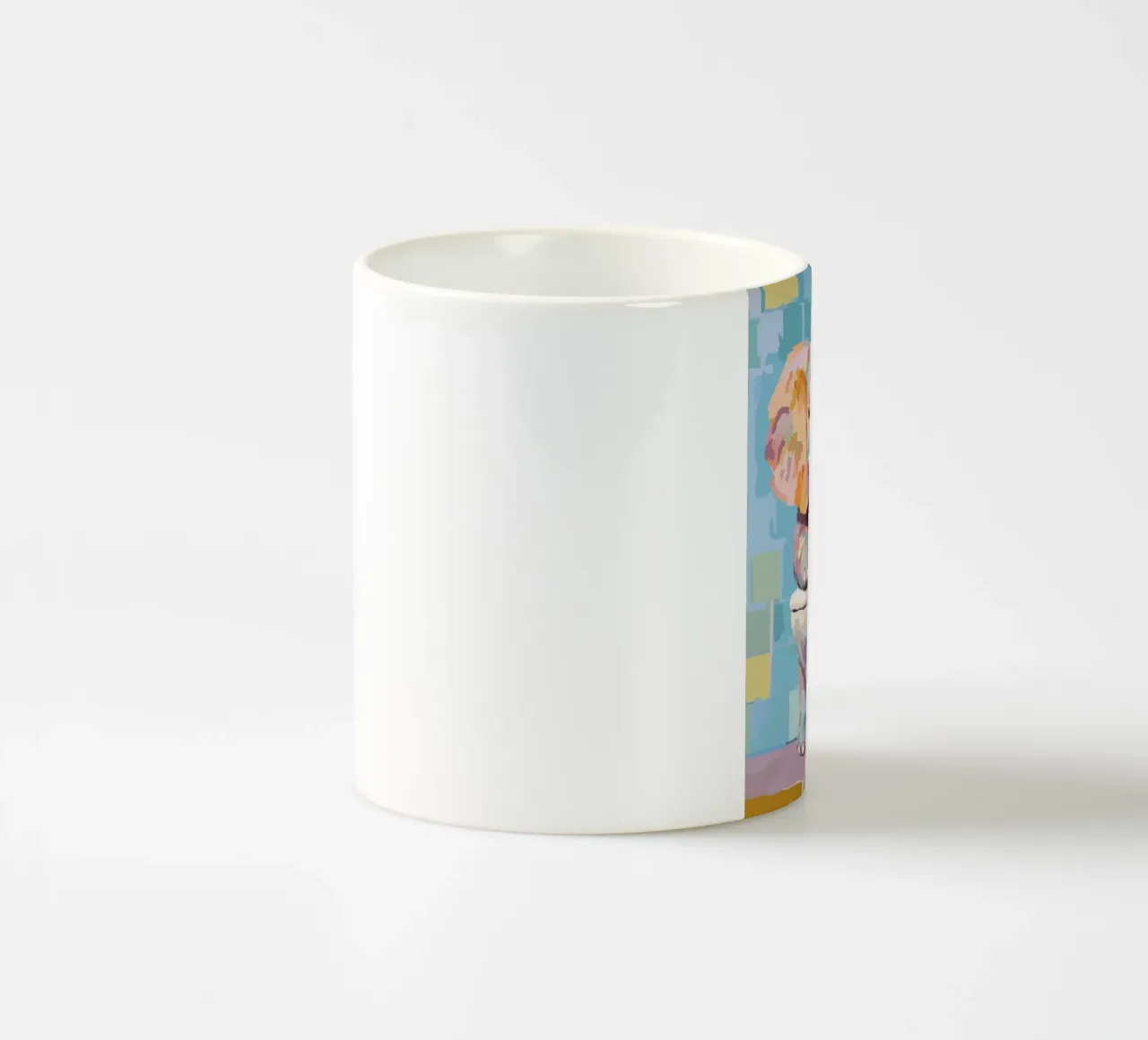 Elefante sul wc con carta igienica tazza in ceramica da Sabine Klein