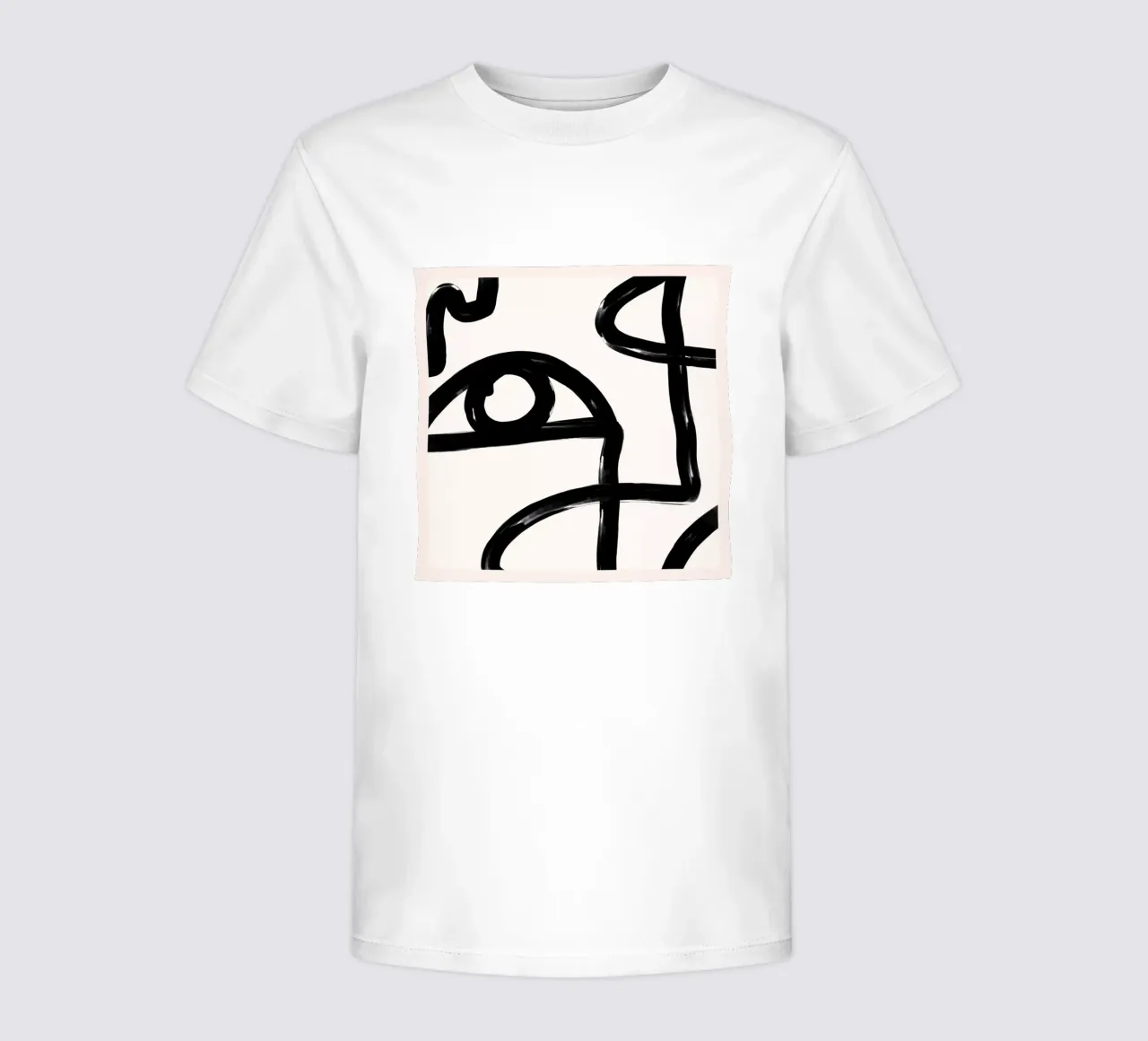 Abstract Line Art Eye 3 kids t-shirt by ThingDesign