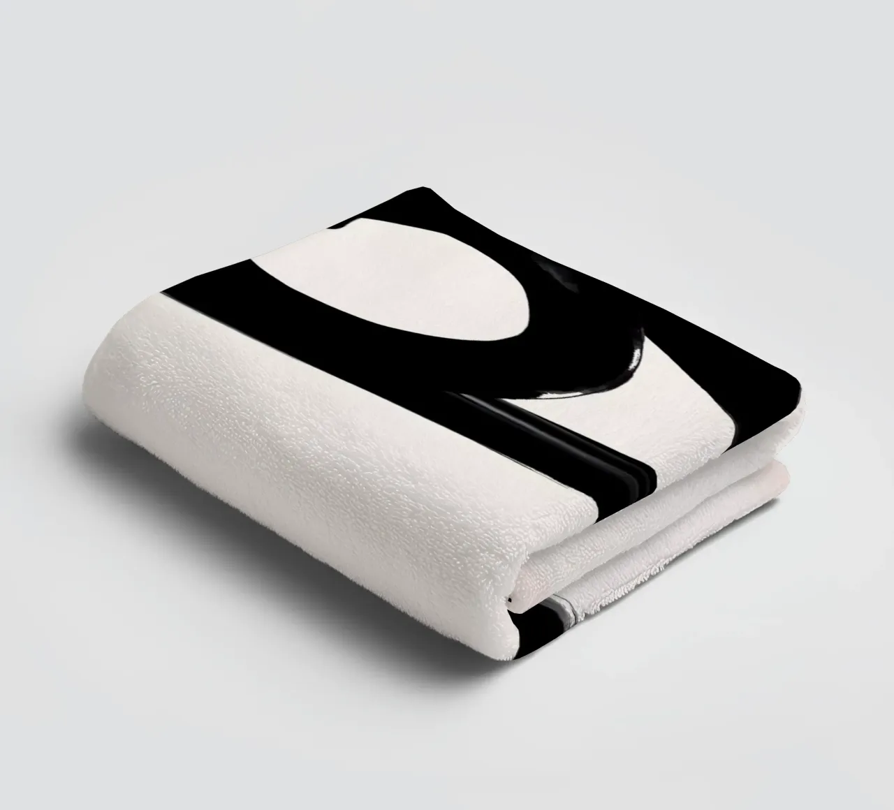 Abstract Line Art Eye 3 towel by ThingDesign