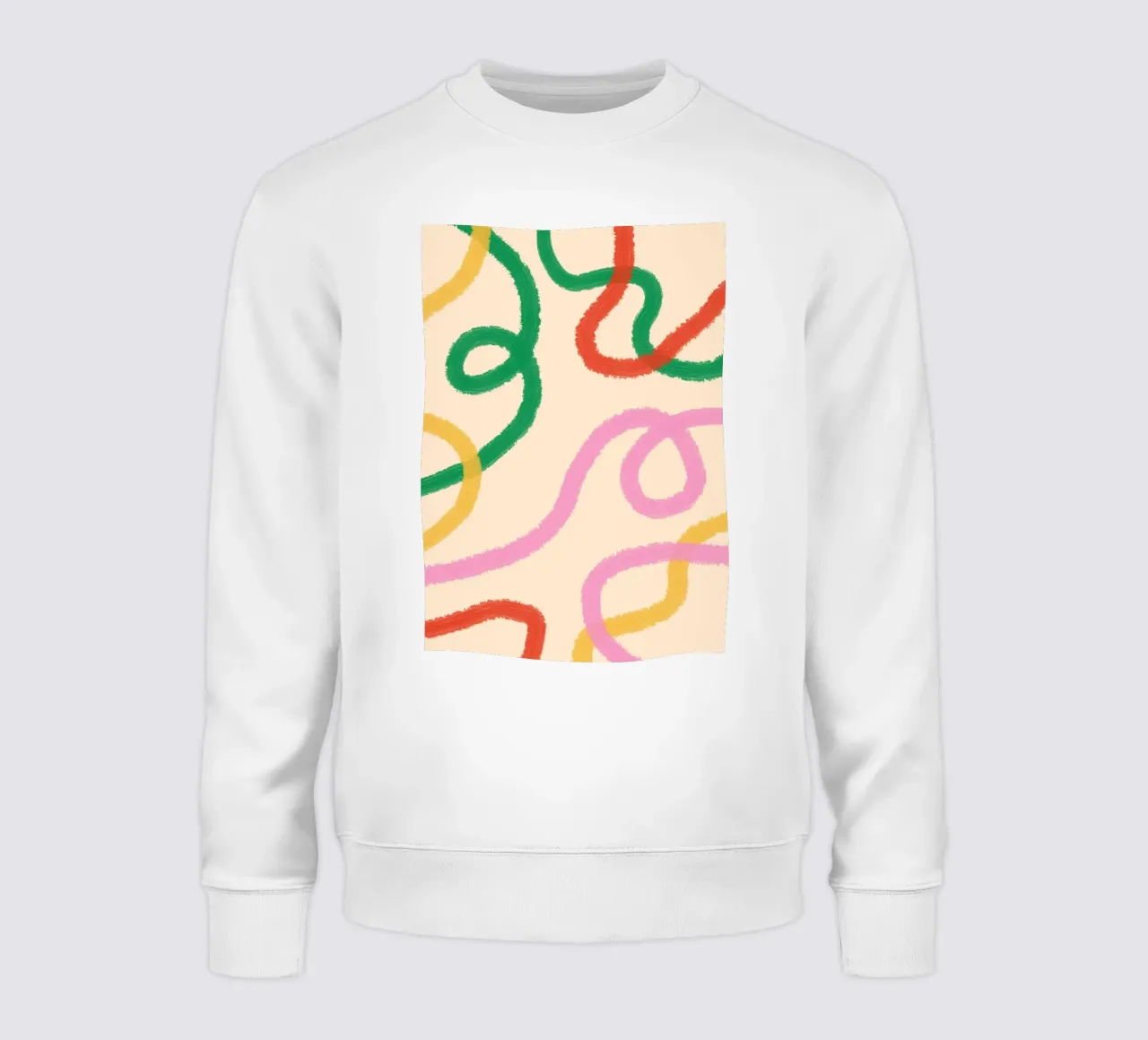 Line Colorful Abstract sweatshirt by galihstudio