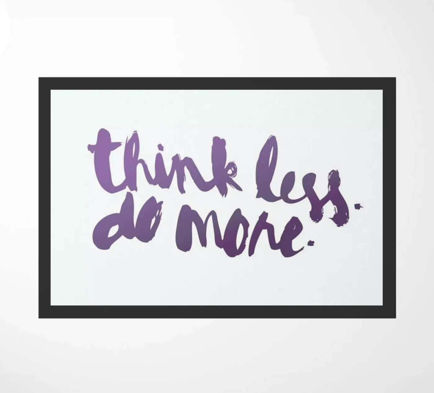 Think Less deurmat van Dead Language