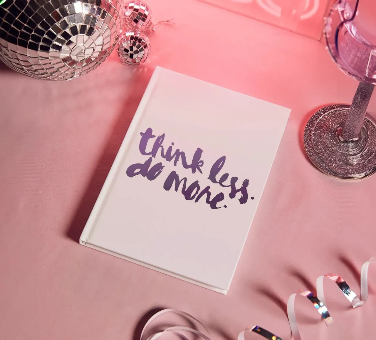Think Less notebook by Dead Language