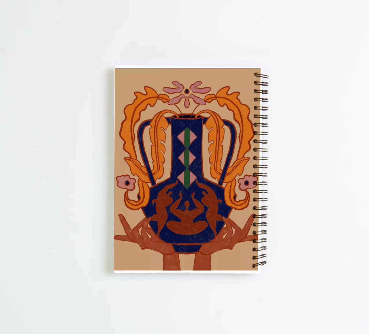Vessel Collection, Blossoming spiral notebook by Arty Guava