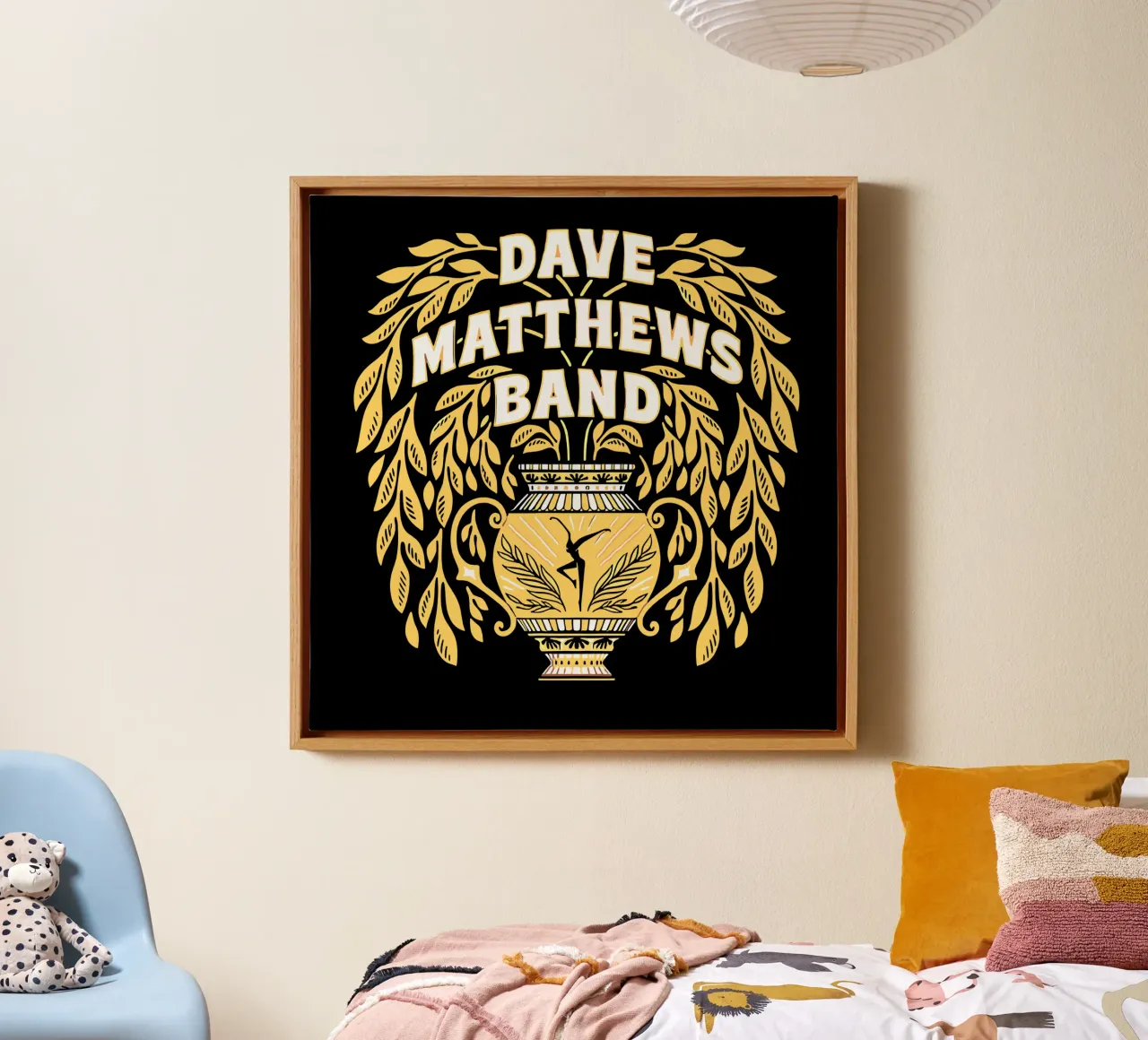 Canotta Vase da donna - dave matthews tela con Cornice a cassetta da andrea boceli