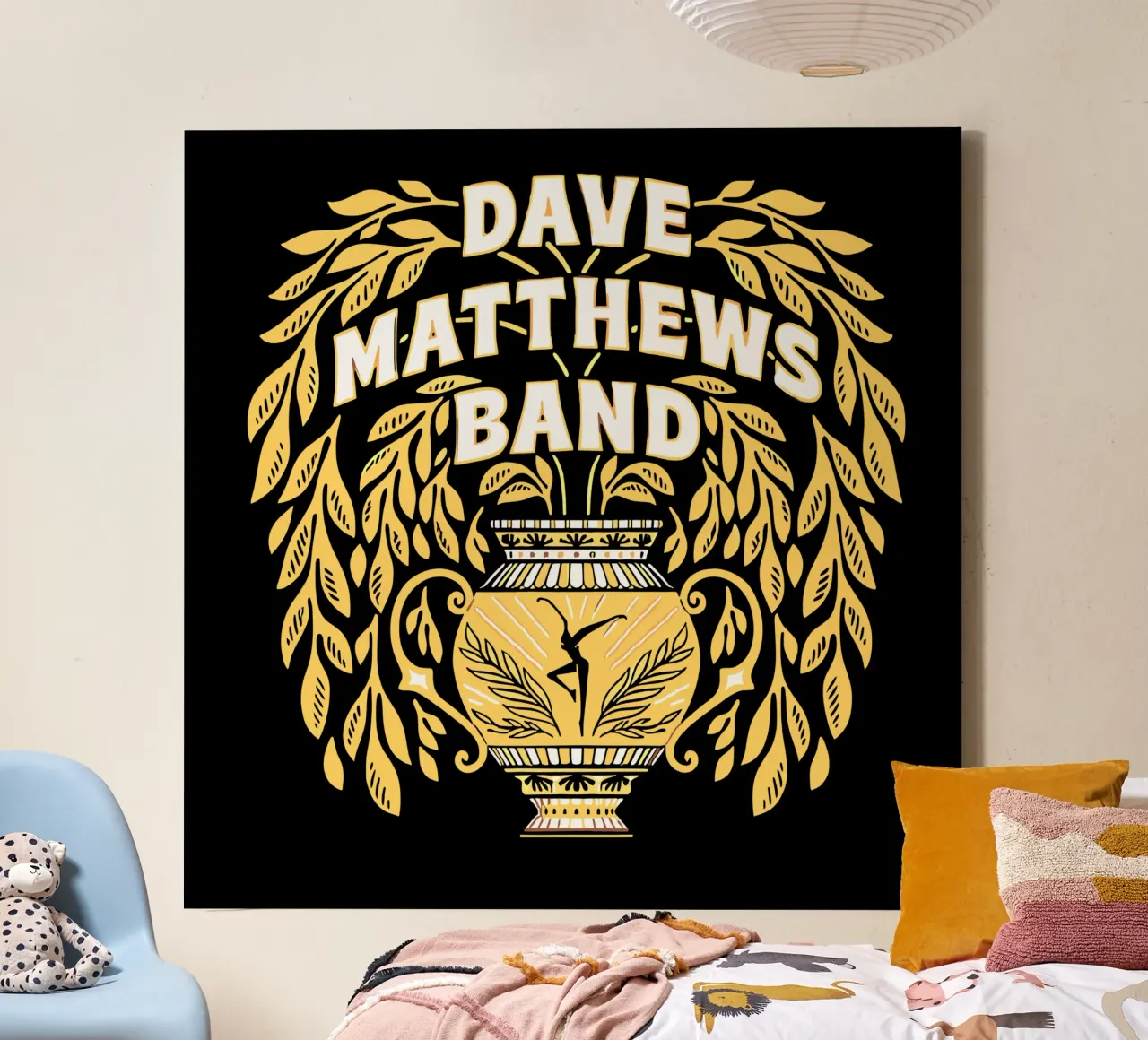 Canotta Vase da donna - dave matthews tela con Cornice a cassetta da andrea boceli
