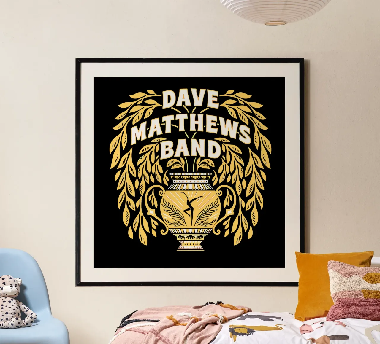 Canotta Vase da donna - dave matthews poster con telaio in plastica da andrea boceli