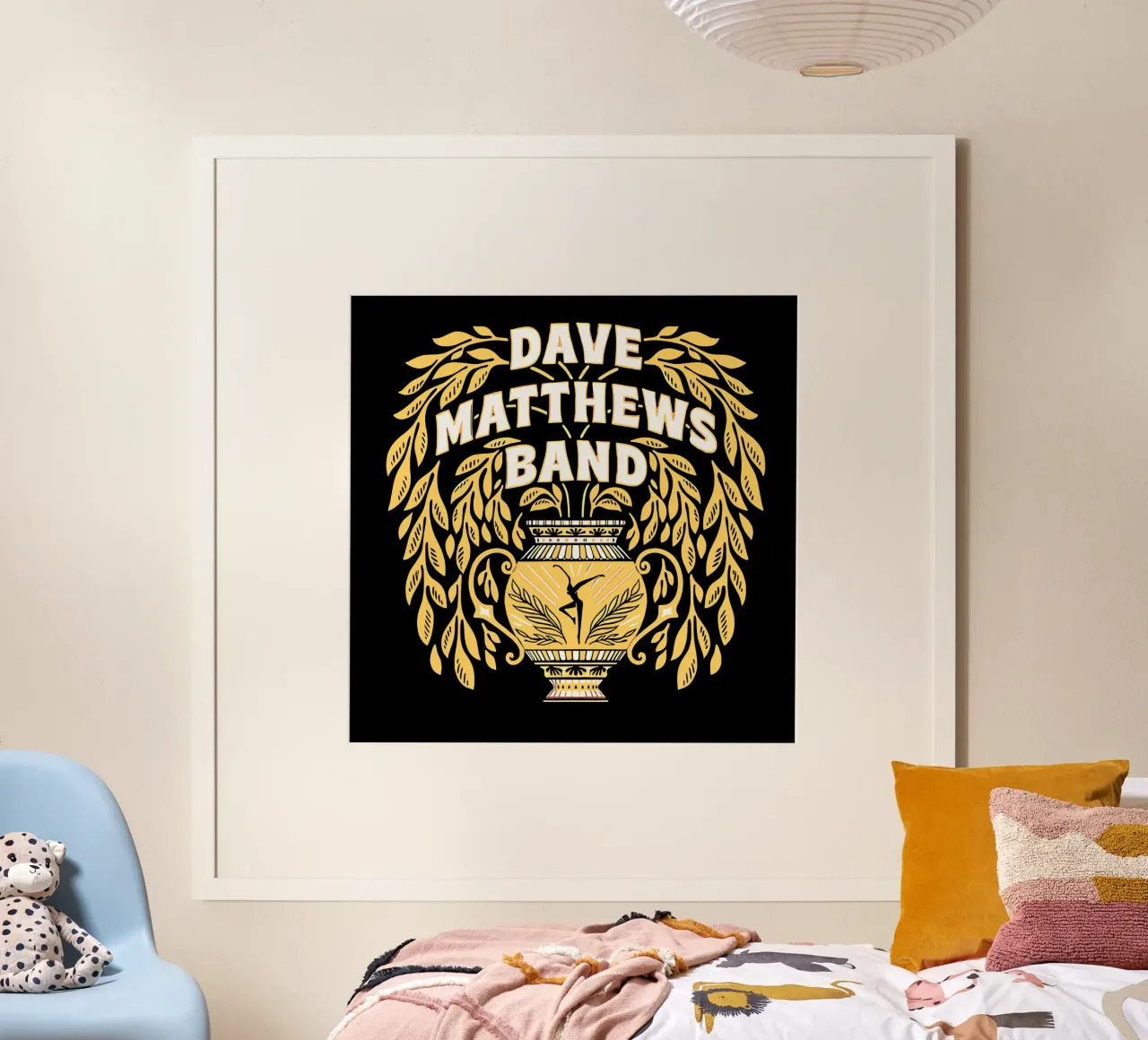 Canotta Vase da donna - dave matthews poster con telaio in plastica da andrea boceli