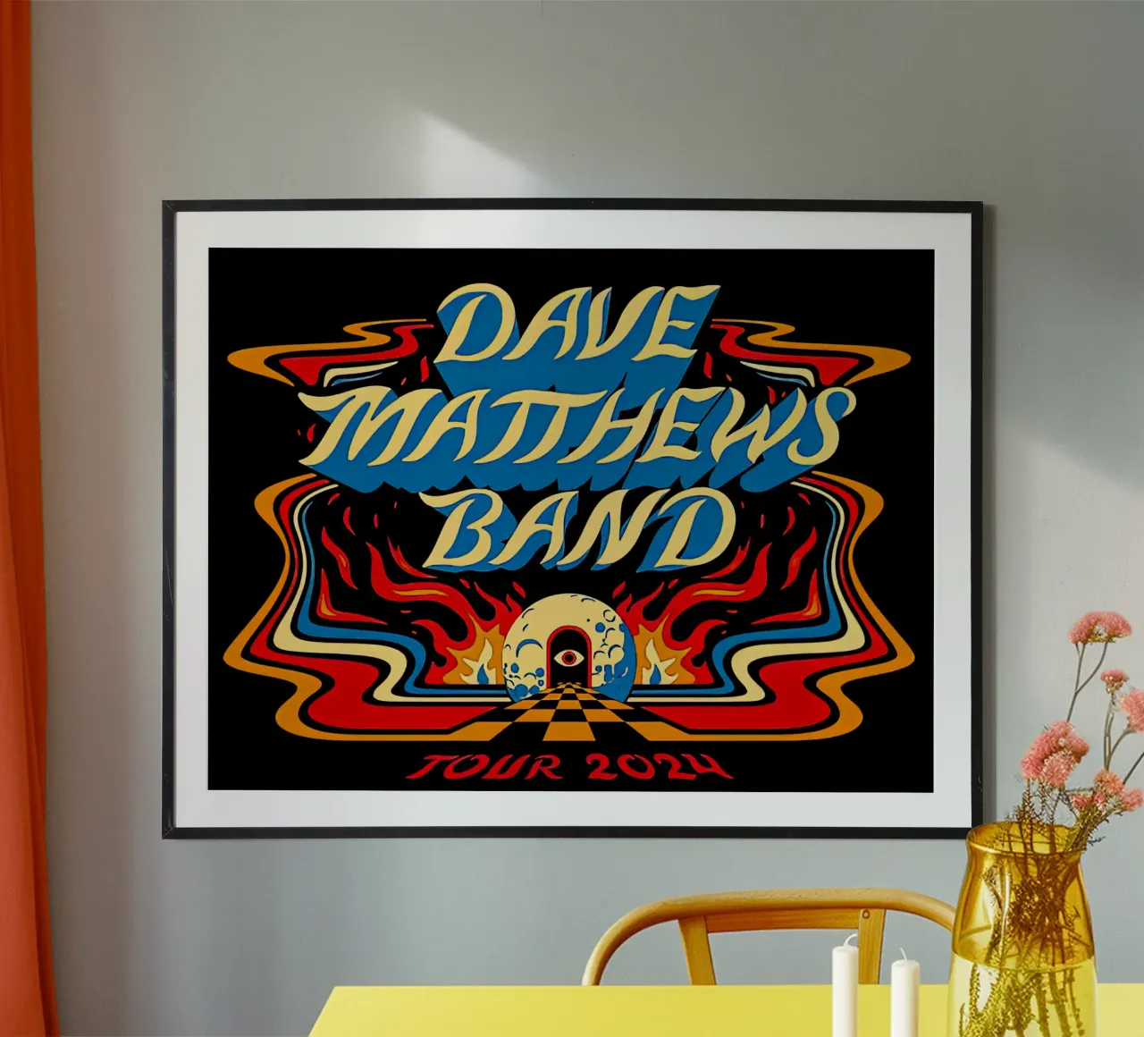 Dave Matthews Band poster da andrea boceli