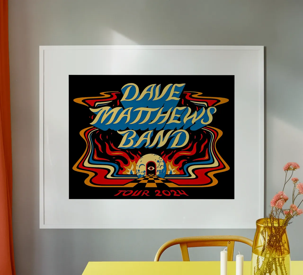 Dave Matthews Band poster da andrea boceli