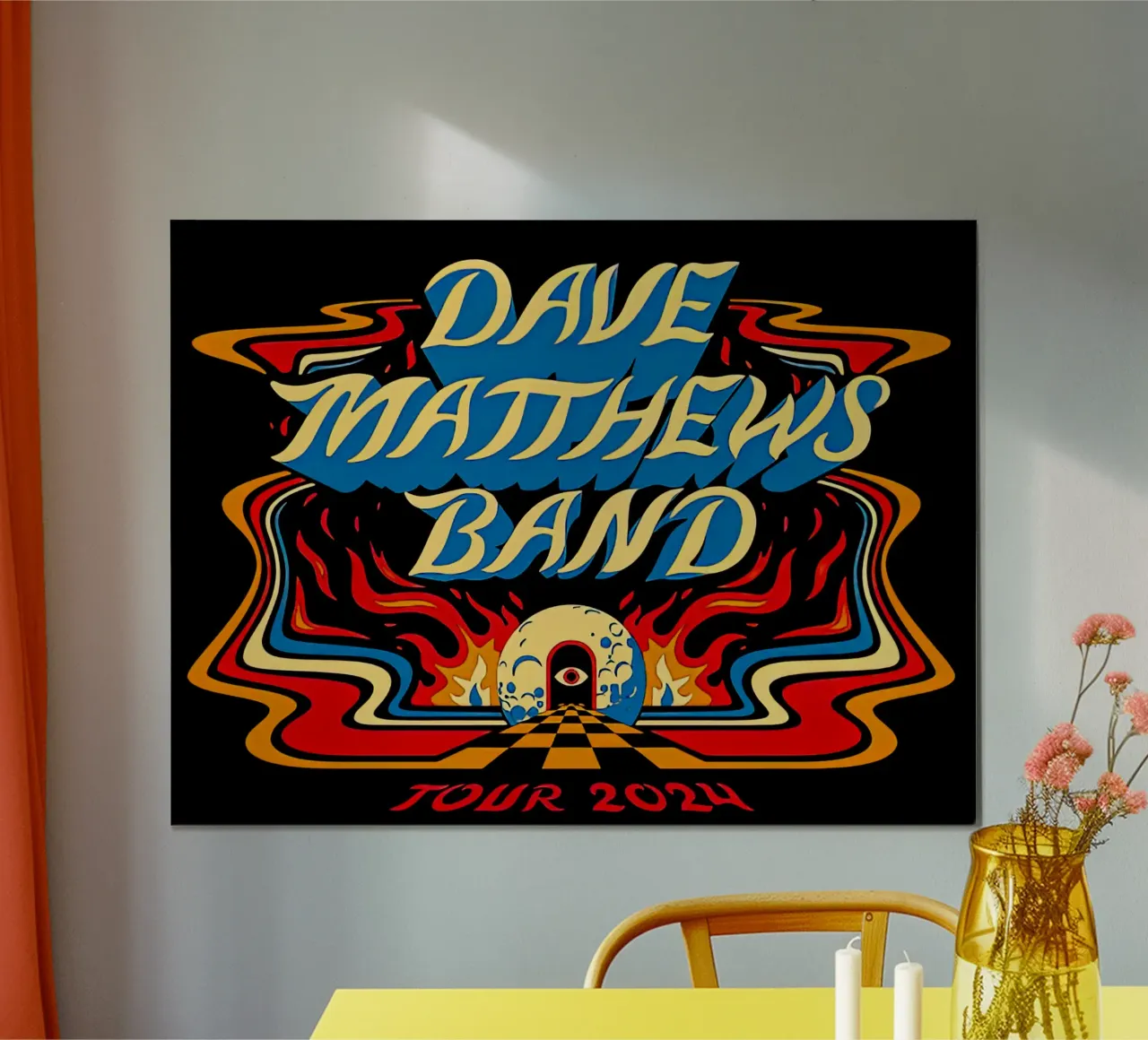 Dave Matthews Band poster da andrea boceli