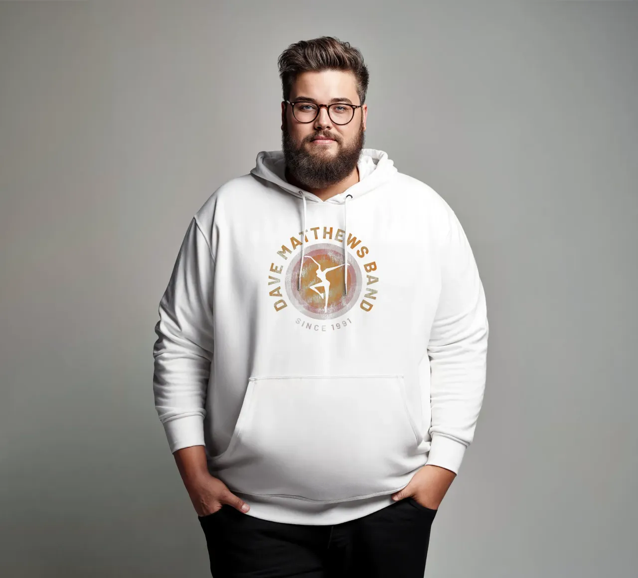 Dave Matthews Band Sportiqe Firedancer Tee felpa con cappuccio da andrea boceli