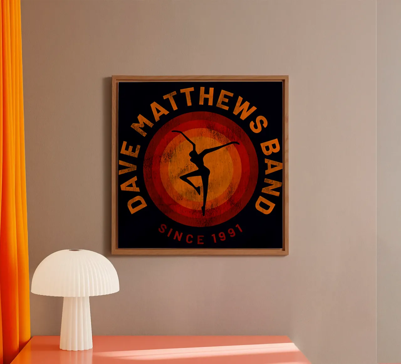 Dave Matthews Band Sportiqe Firedancer Tee alluminio dibond da andrea boceli