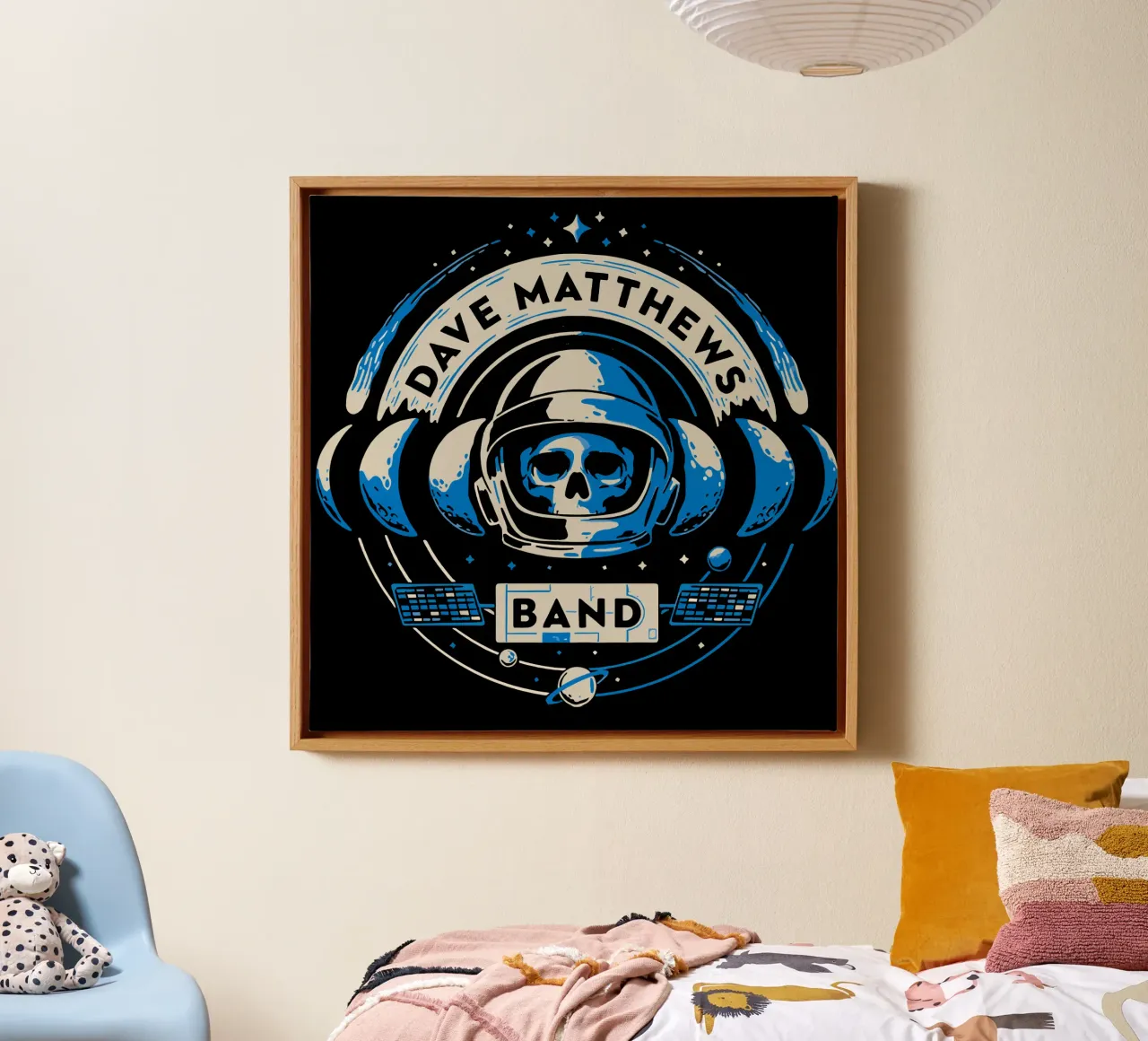 Dave Matthews Band Satellite tela con Cornice a cassetta da andrea boceli
