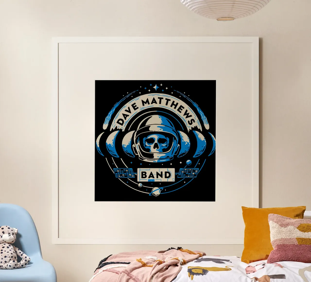 Dave Matthews Band Satellite poster con telaio in plastica da andrea boceli