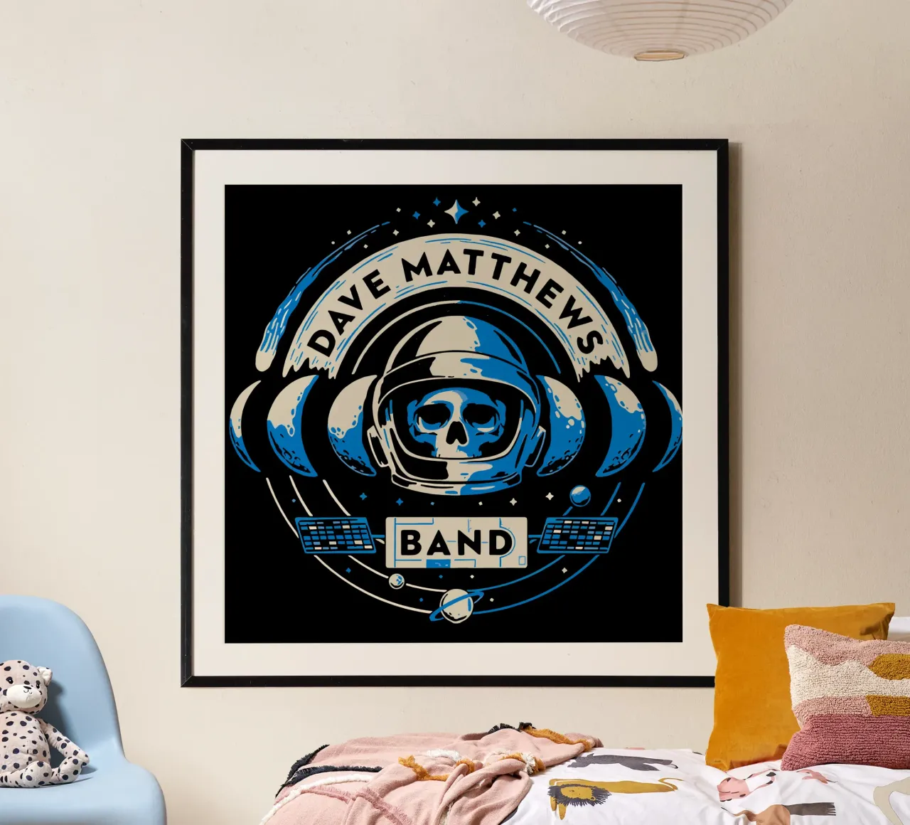 Dave Matthews Band Satellite poster con telaio in plastica da andrea boceli