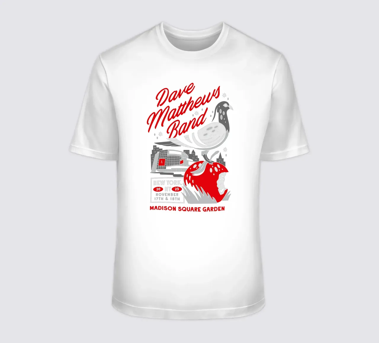 Tasca Firedancer con tintura a pigmenti della Dave Matthews Band t-shirt da andrea boceli