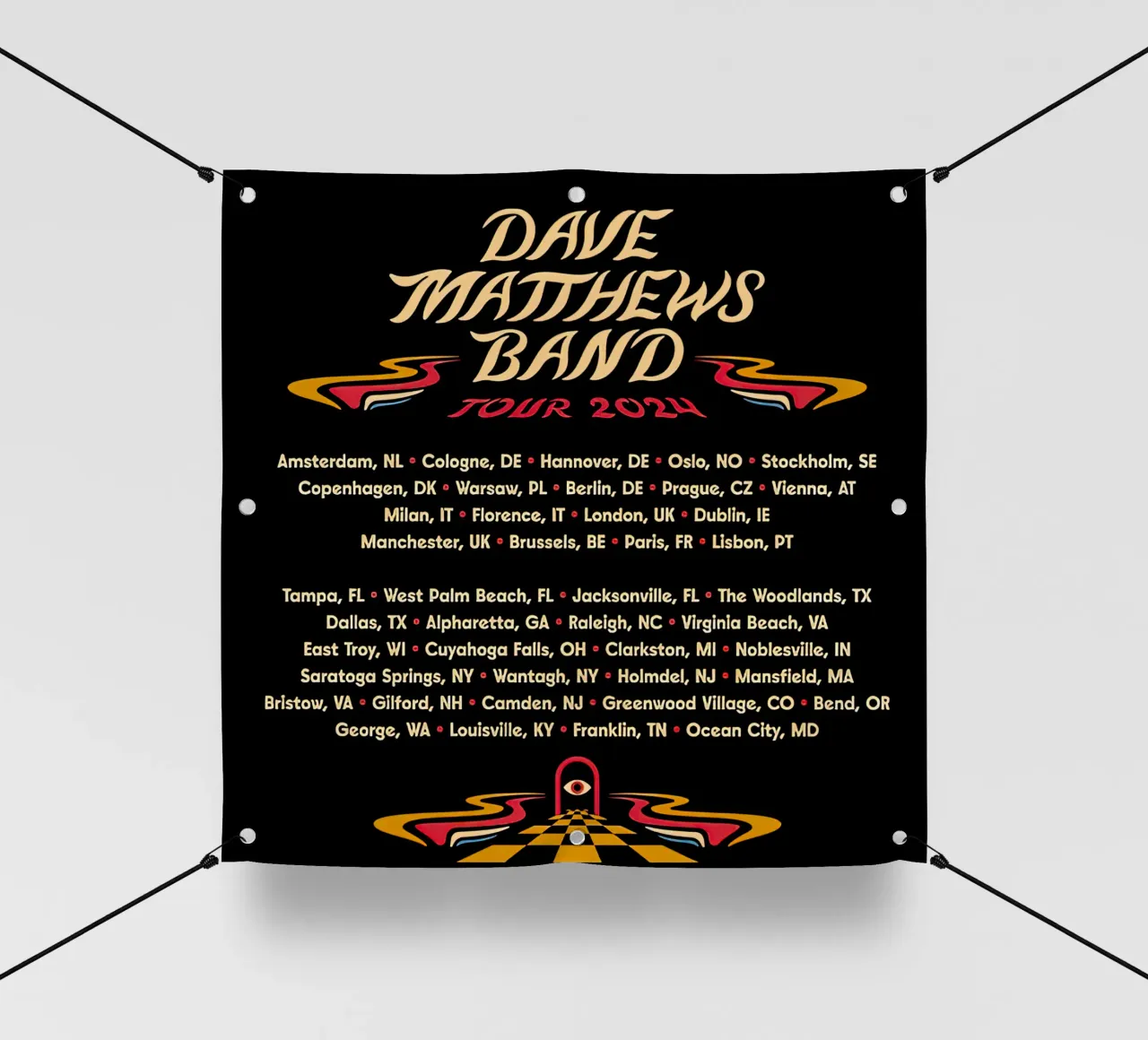 Dave Matthews Band 2 telo in pvc da andrea boceli
