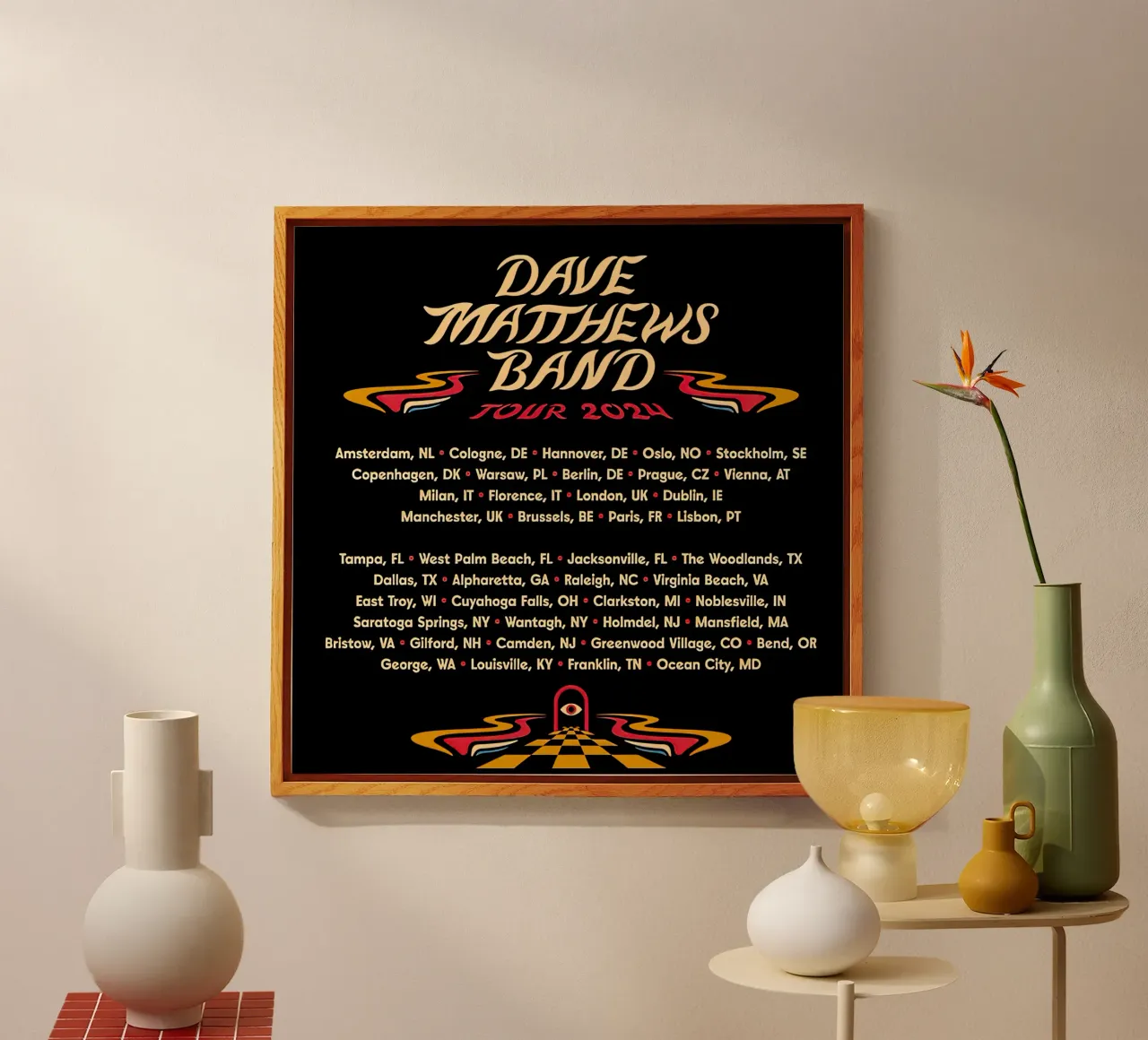 Dave Matthews Band 2 plexiglass da andrea boceli