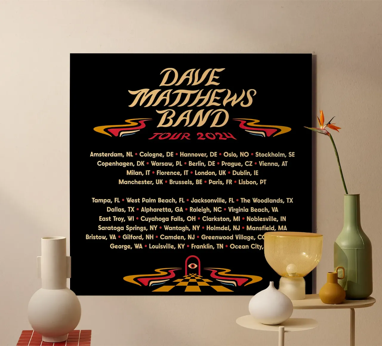 Dave Matthews Band 2 alluminio dibond da andrea boceli