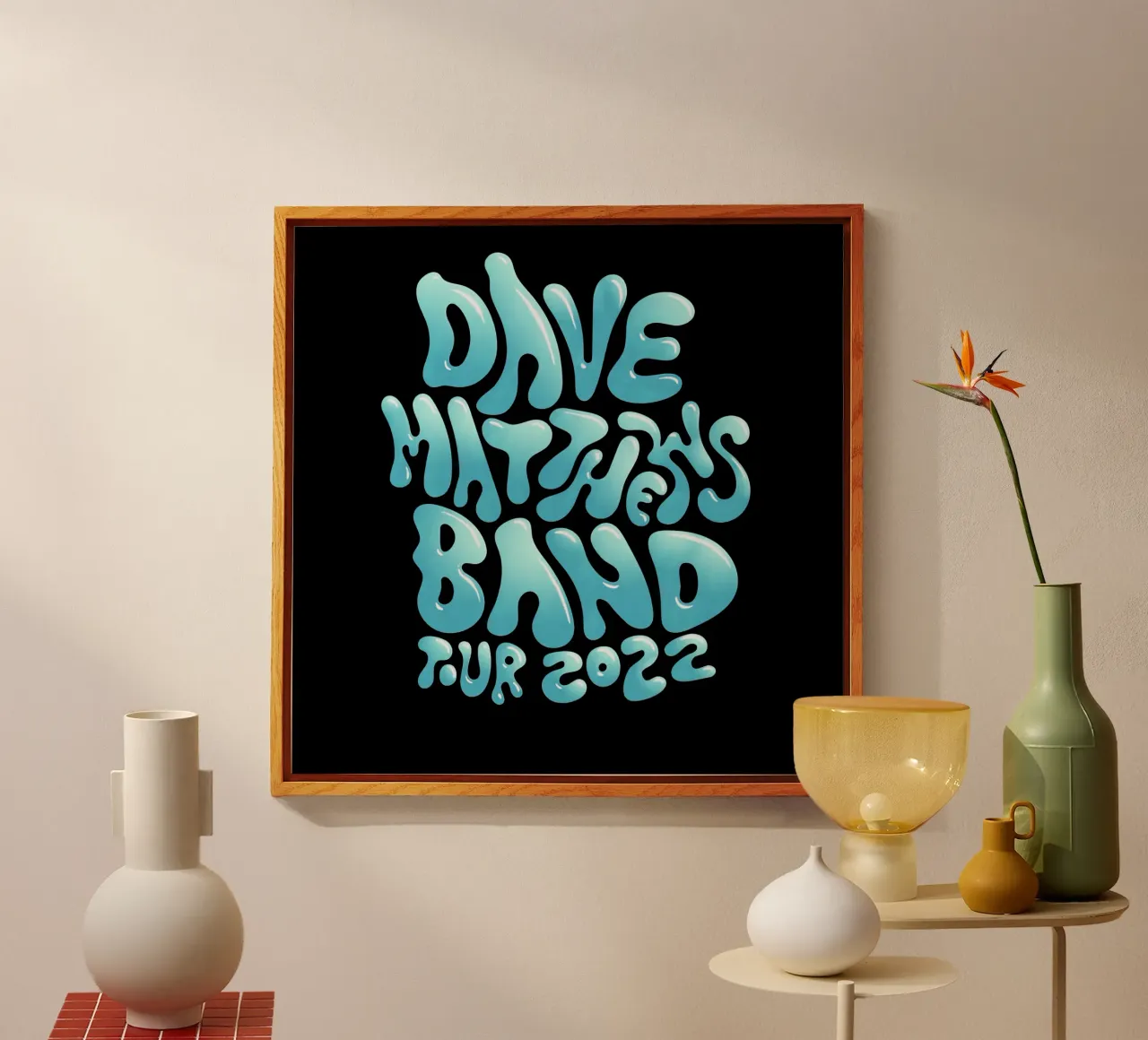 Tour di Dave Matthews plexiglass da andrea boceli