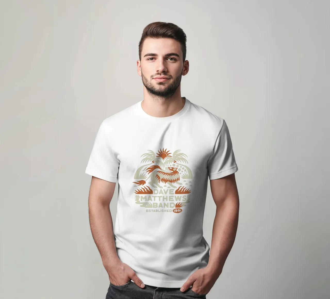 Il Leone di Dave Matthews t-shirt da andrea boceli