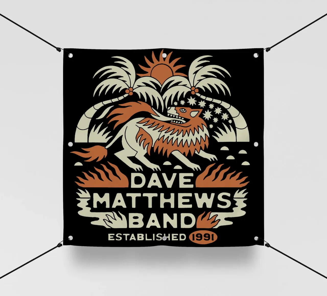 Il Leone di Dave Matthews telo in pvc da andrea boceli