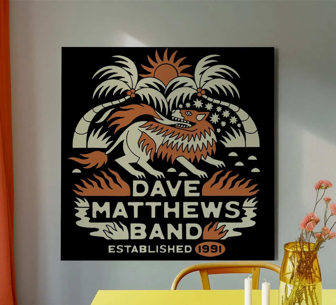 Il Leone di Dave Matthews alluminio dibond da andrea boceli