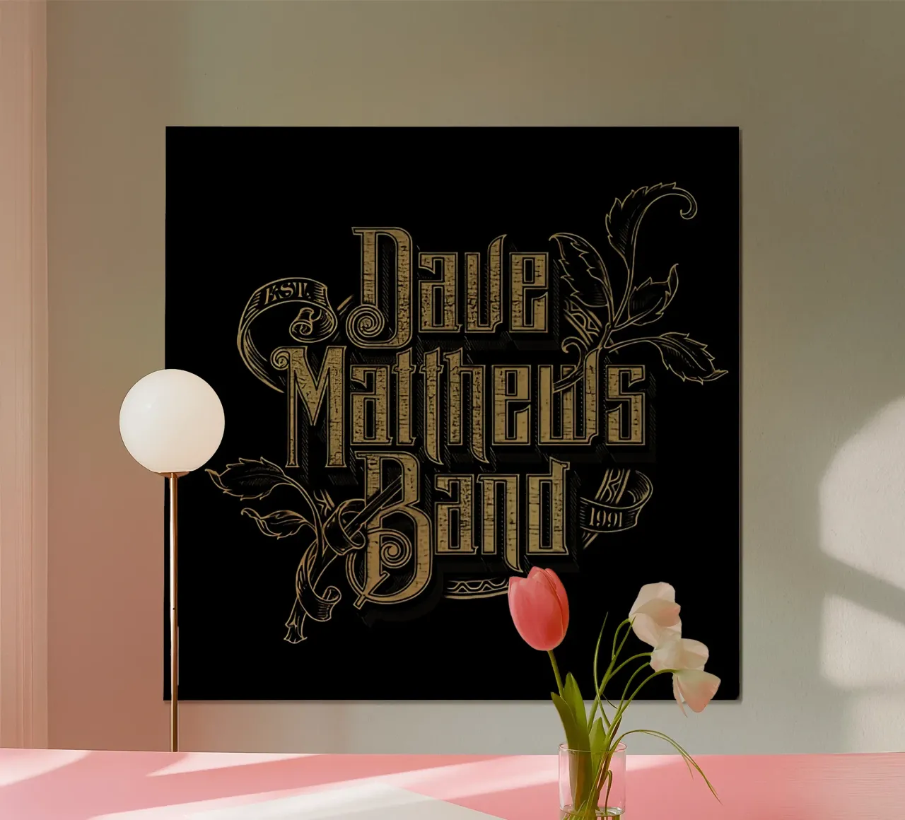 Dave Matthews Resina a caldo poster con telaio in plastica da andrea boceli
