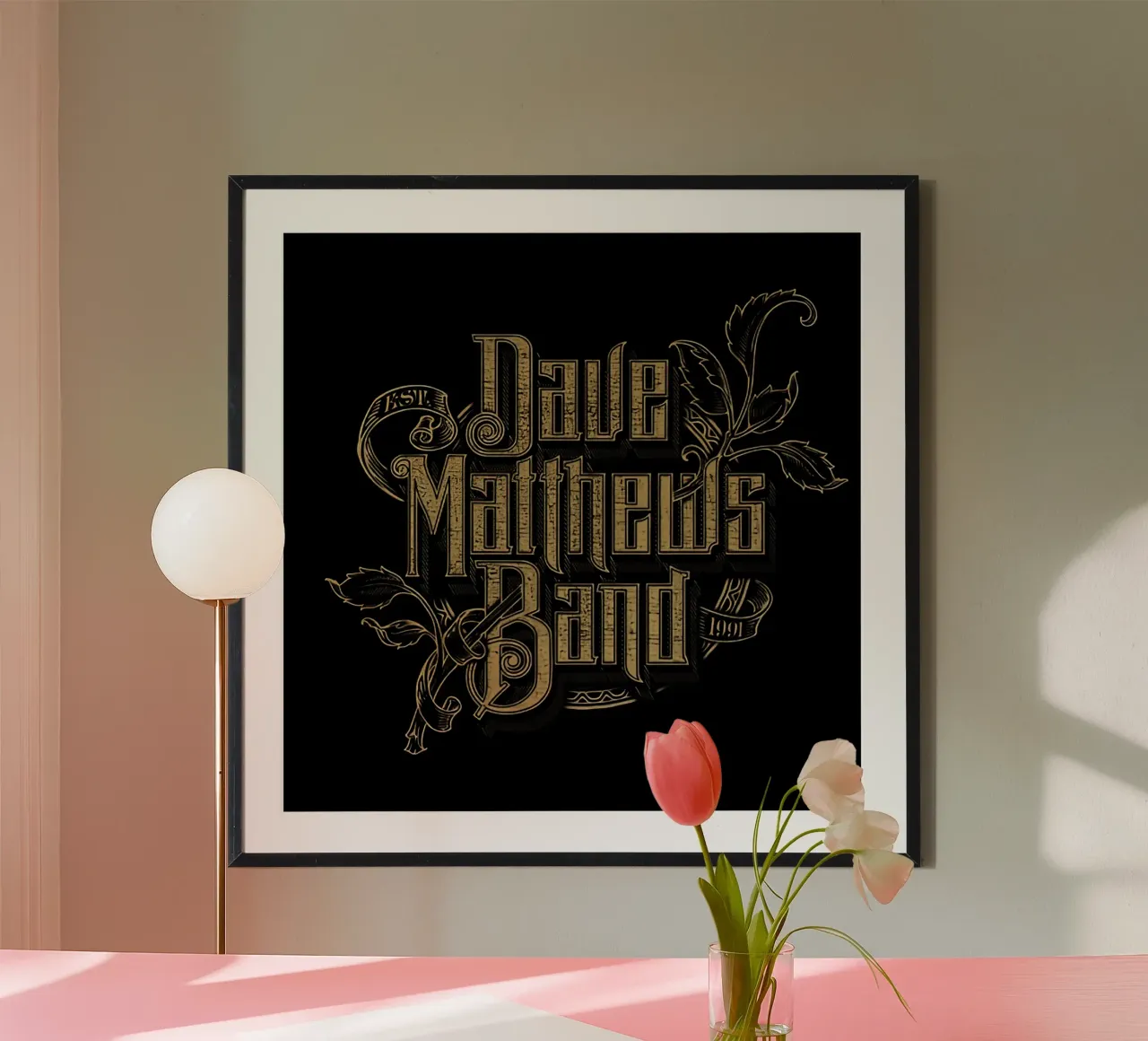 Dave Matthews Resina a caldo poster con telaio in plastica da andrea boceli