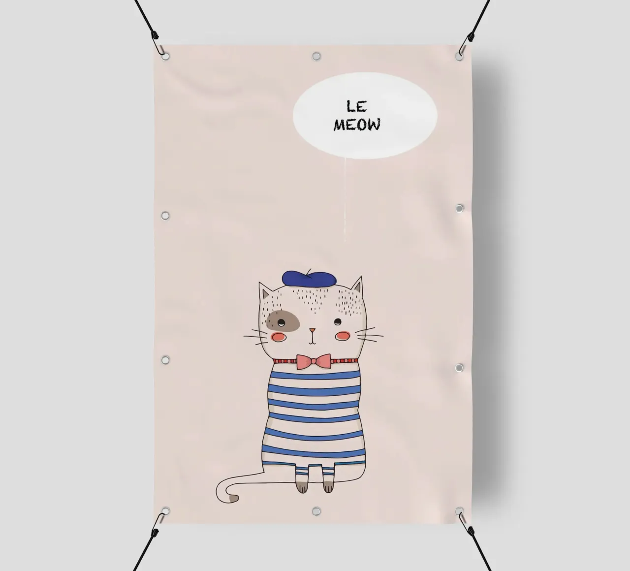 Le Meow telo in pvc da muench benjamin