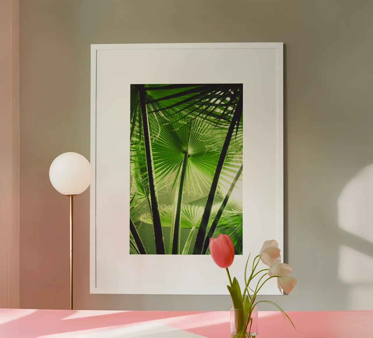 palm in sunshine poster da mip of map