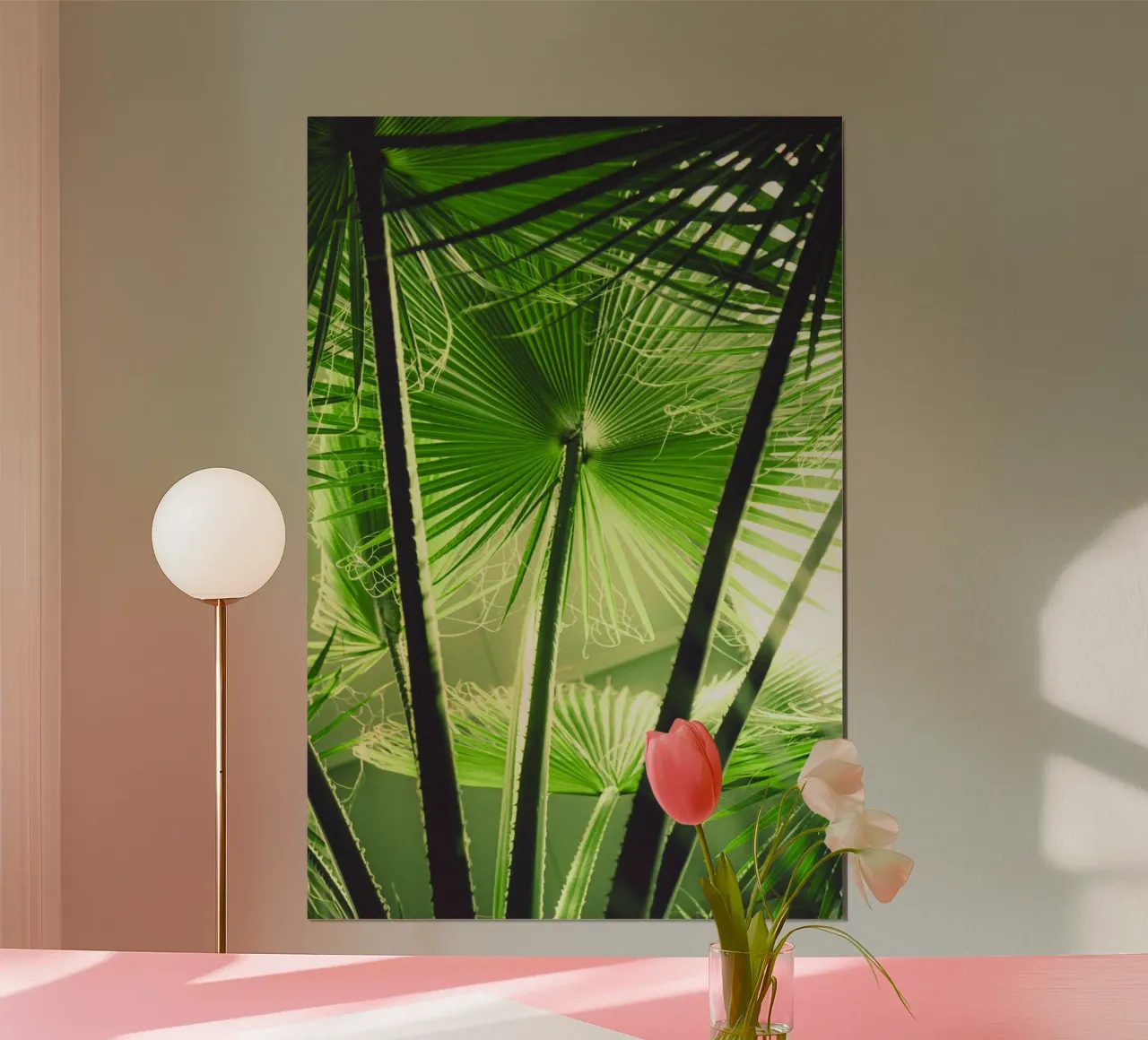 palm in sunshine poster da mip of map