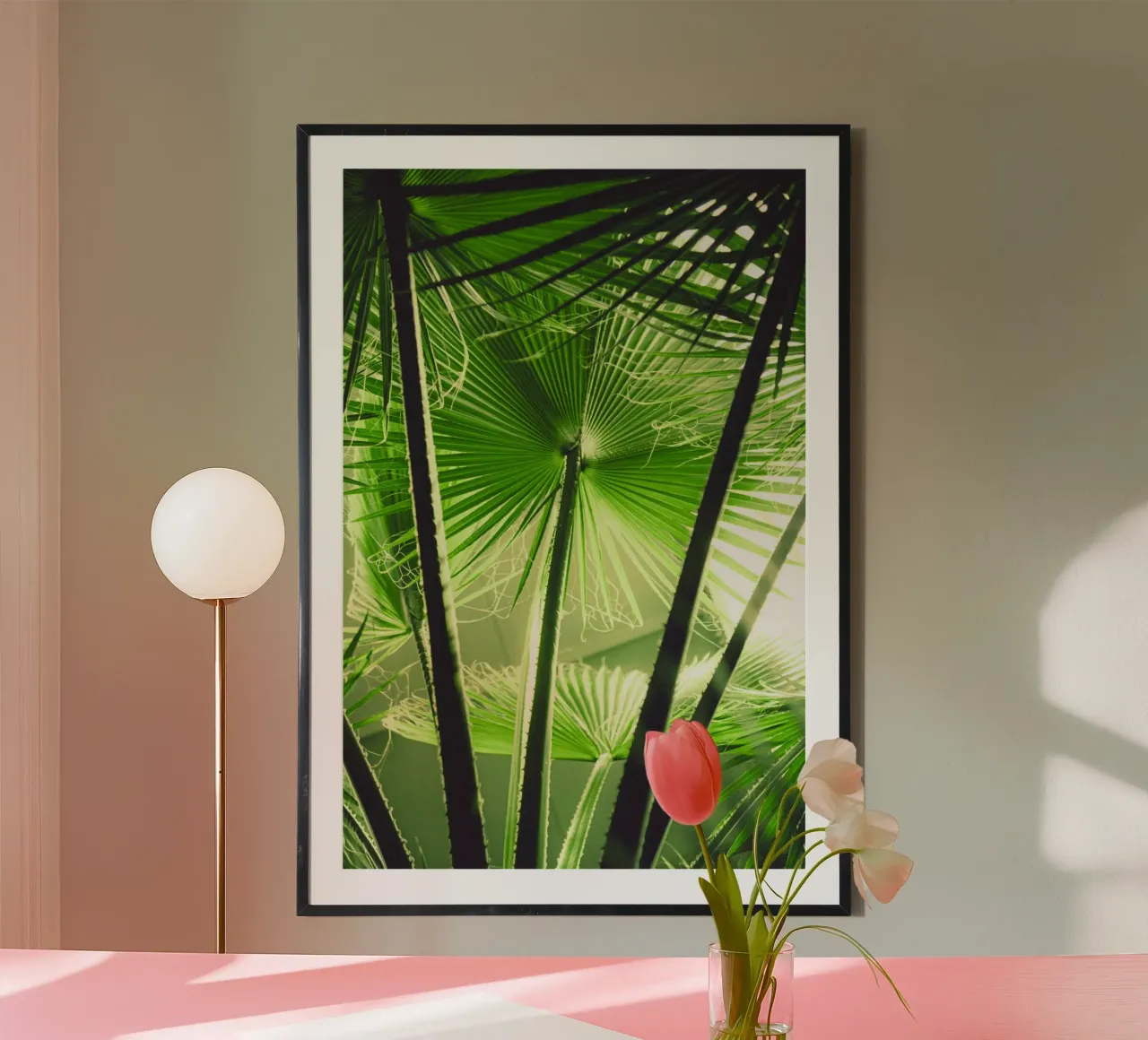 palm in sunshine poster da mip of map