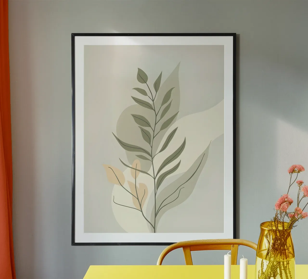 Botanico astratto poster da The Green Room
