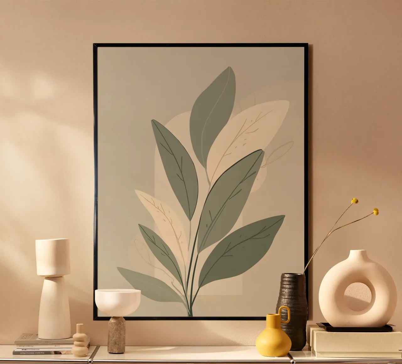 Botanico astratto poster da The Green Room
